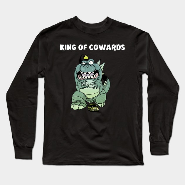 King of Cowards Long Sleeve T-Shirt by A Reel Keeper